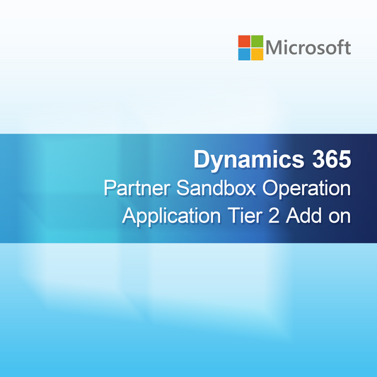 Aplicación de Operación de Sandbox para Socios de Dynamics 365 Nivel 2 Complemento