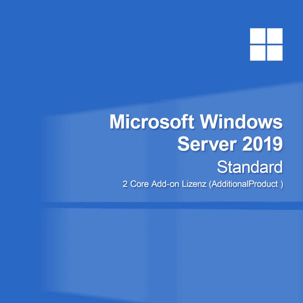 Microsoft Windows Server 2019 Standard - 2 Core Add-on License (AdditionalProduct )