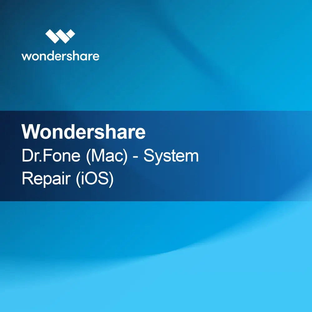 Wondershare Dr.Fone (Mac) - Reparación del sistema (iOS)